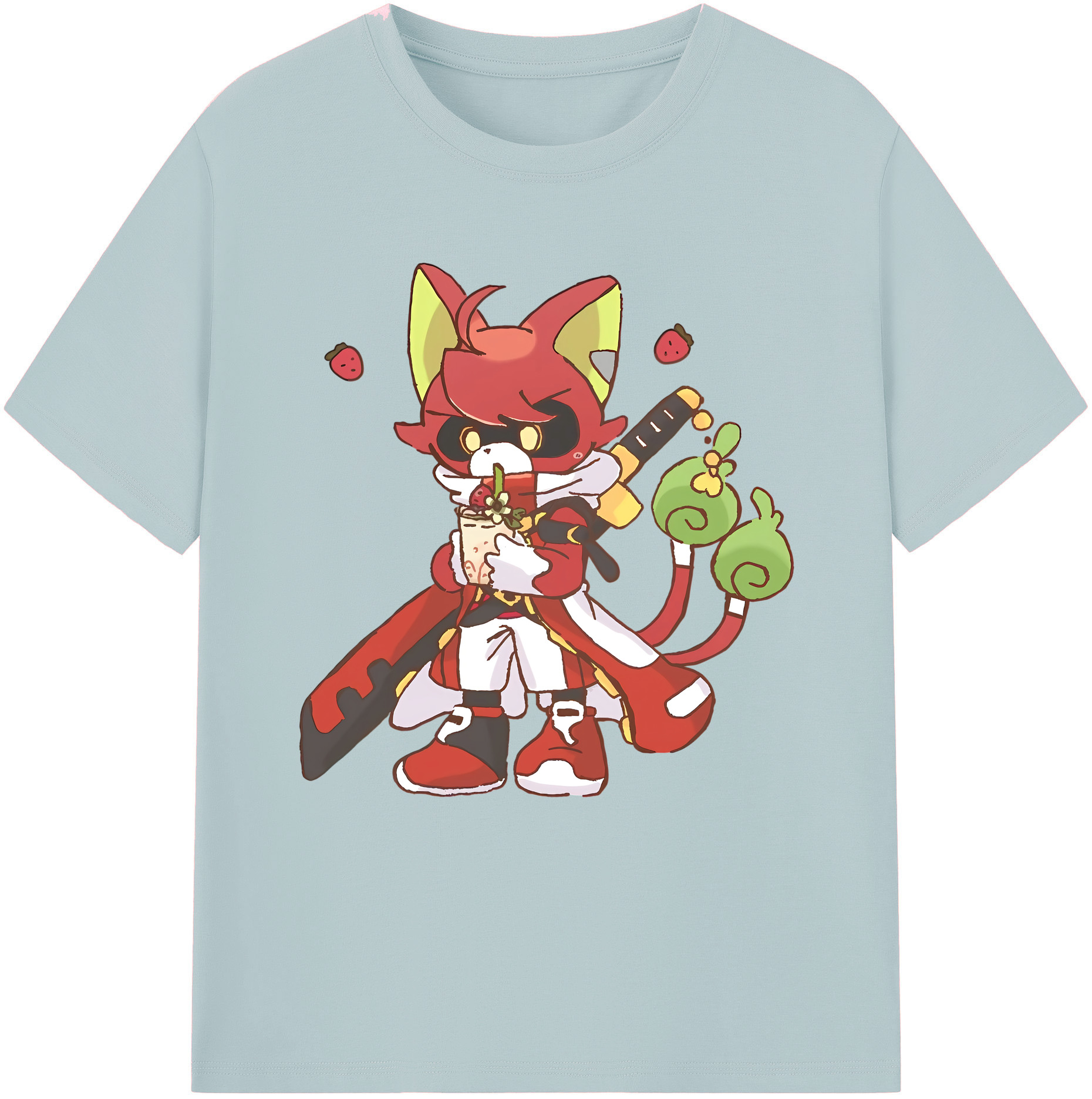 （画像用） 妖怪ウォッチ Yo-kai Watch 綿100％半袖Tシャツ（フロントプリント）